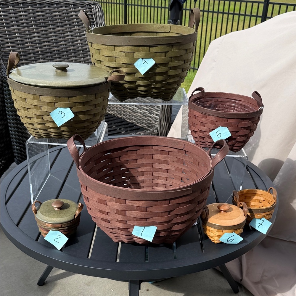 SOLD Longaberger American Work Baskets